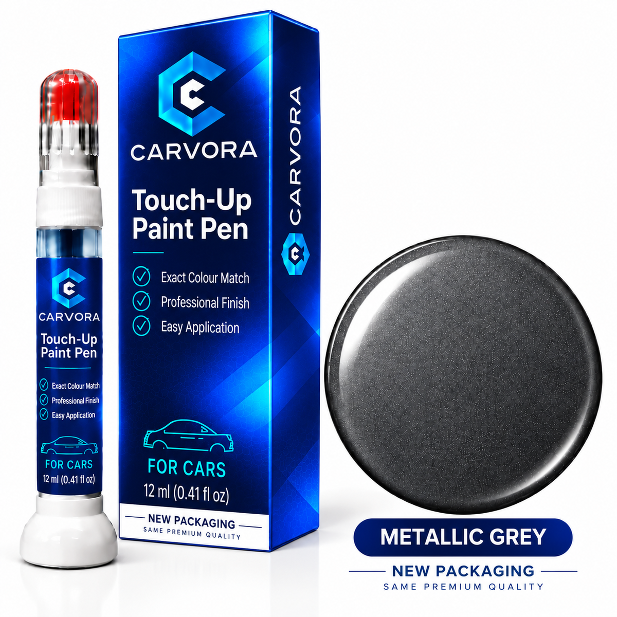 CARVORA Touch-Up Paint Pen – Metallic Grey