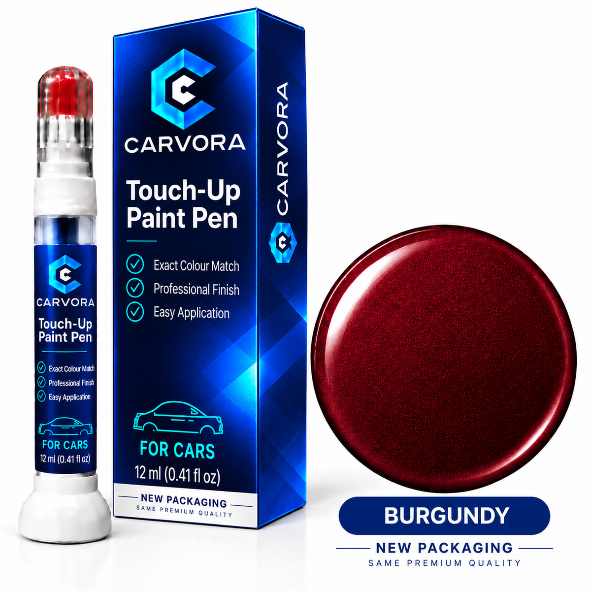 CARVORA Touch-Up Paint Pen – Burgundy