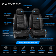 Luxury Diamond Quilted Car Seat Covers – Front, Rear & Full Set