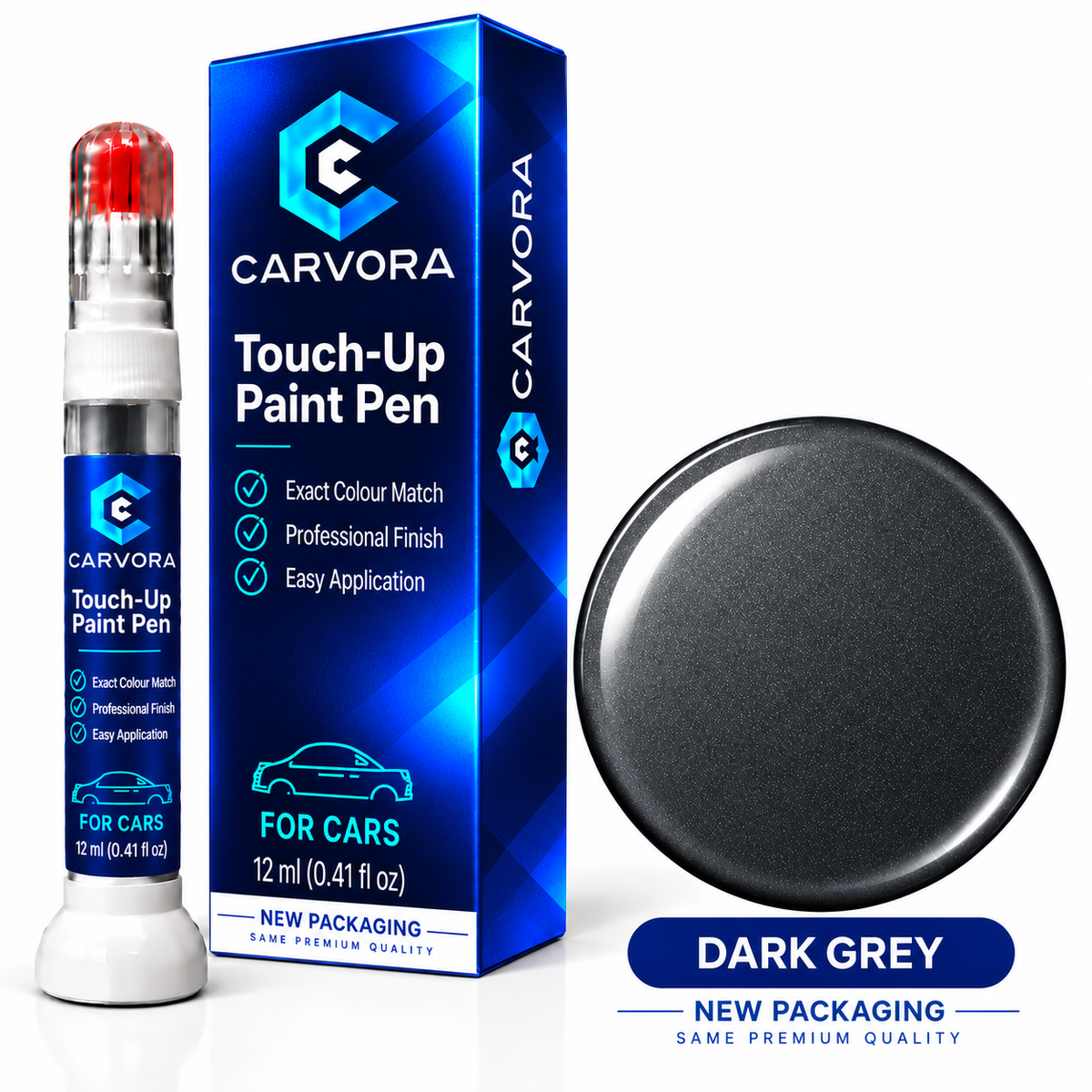 CARVORA Touch-Up Paint Pen – Dark Grey