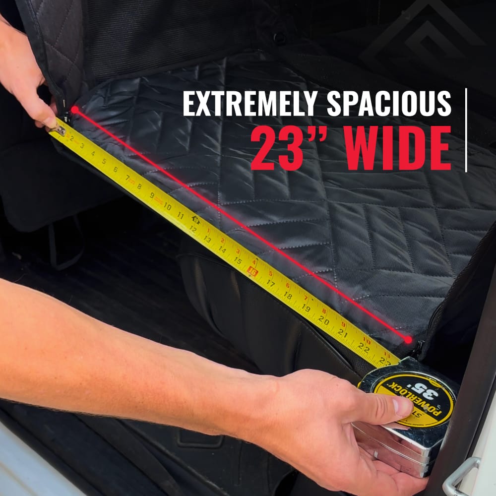 PetSuite back-seat protector width and fit guide